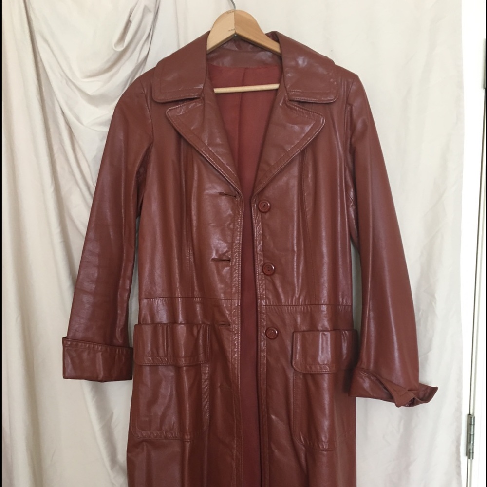 Vintage leather coat